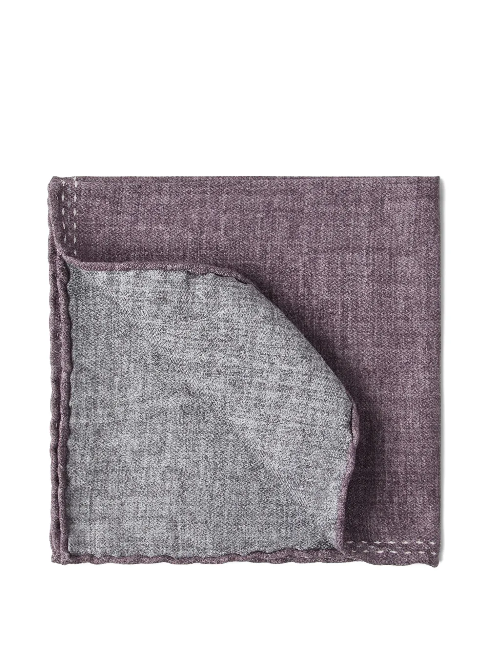 Brunello Cucinelli silk pocket square | Purple | Image 1