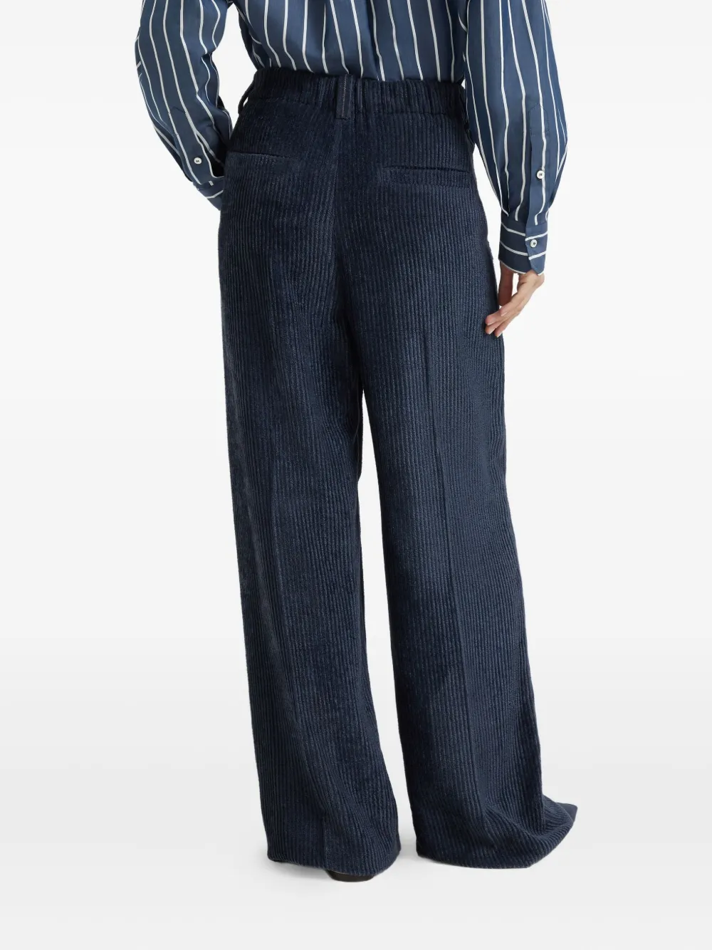 Brunello Cucinelli Sartorial straight broek Blauw