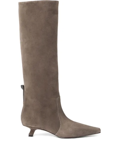 Brunello Cucinelli 35mm suede boots