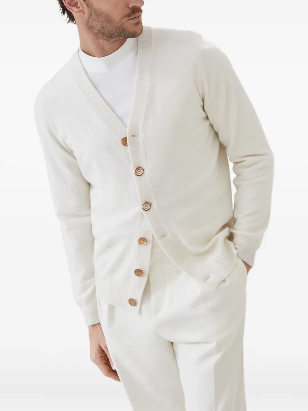 Brunello Cucinelli Kasjmier vest Beige