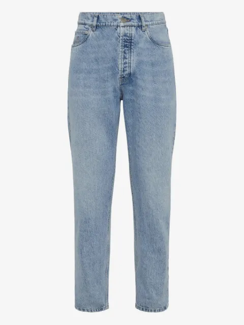 Brunello Cucinelli logo-patch jeans