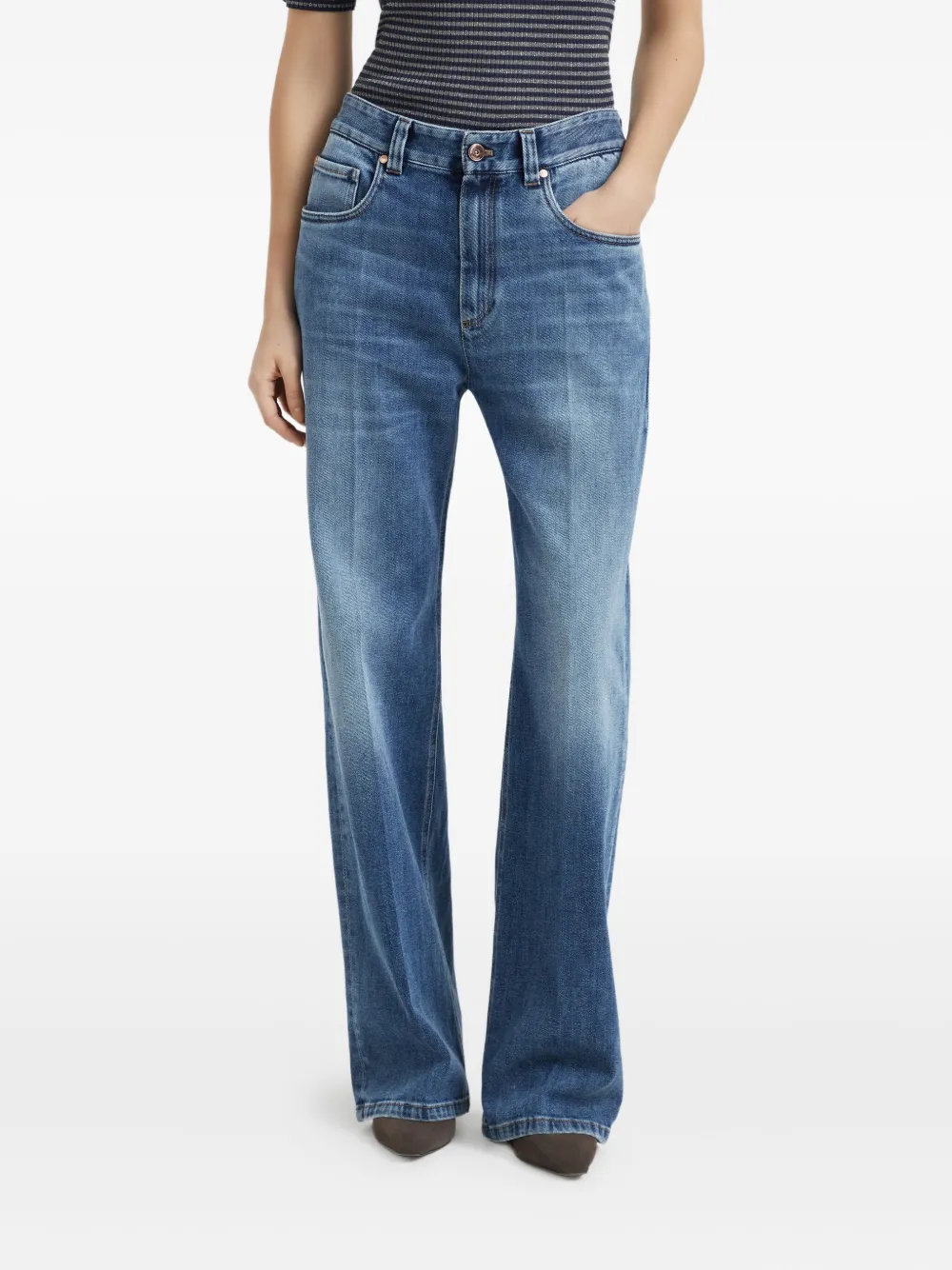 Brunello Cucinelli Contemporary jeans Blauw