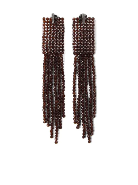 Brunello Cucinelli aretes con detalle de cadena Monili
