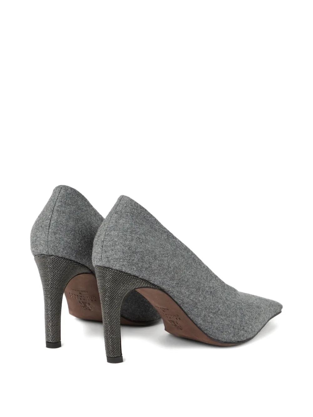 Brunello Cucinelli Flanell-pumps 85mm
