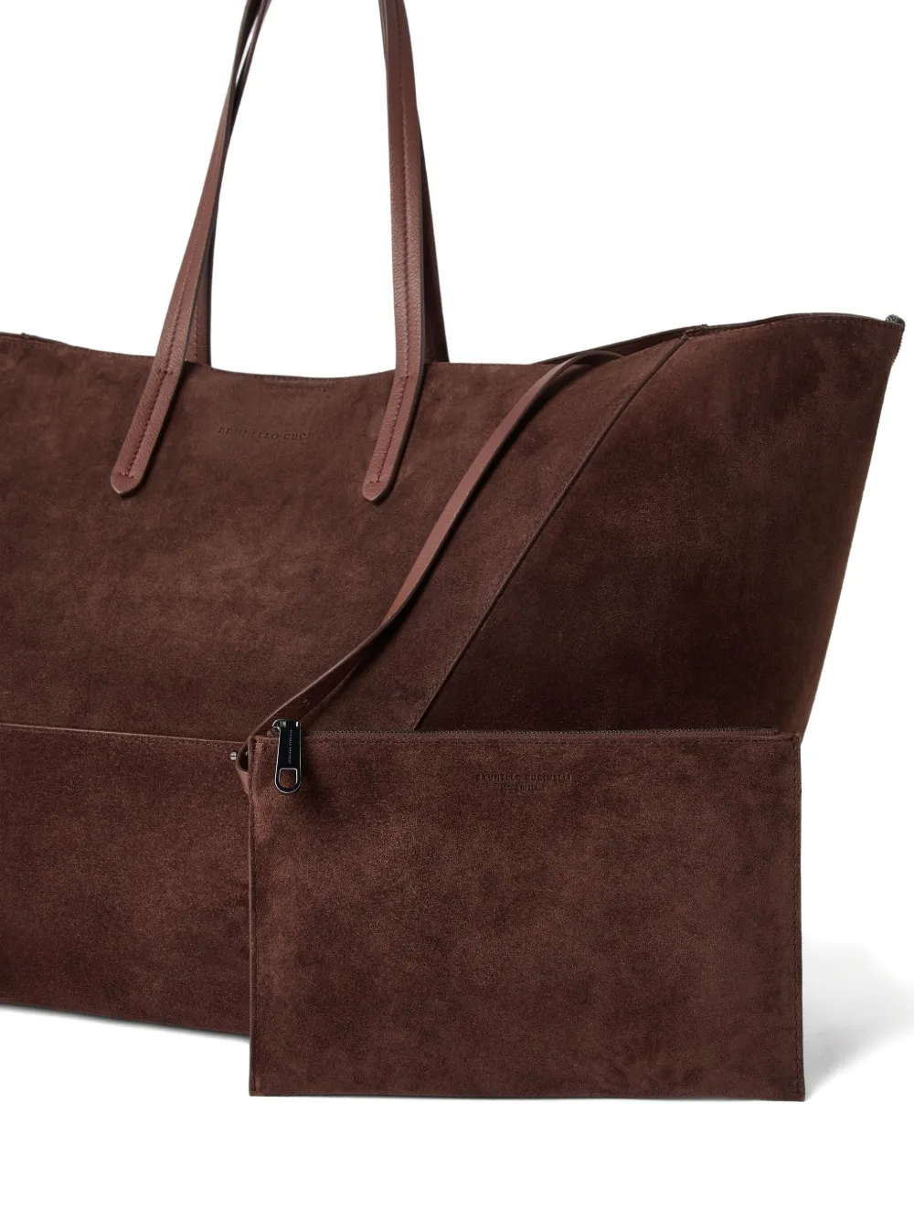 BRUNELLO CUCINELLI DUO SUEDE TOTE BAG 