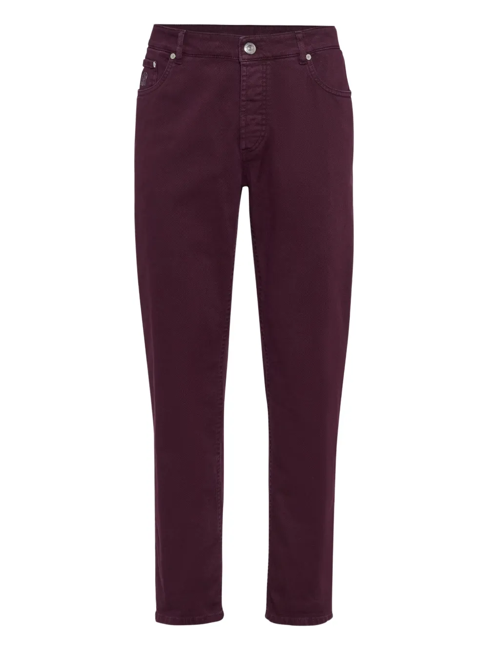 Brunello Cucinelli logo-patch jeans | Red | Image 1