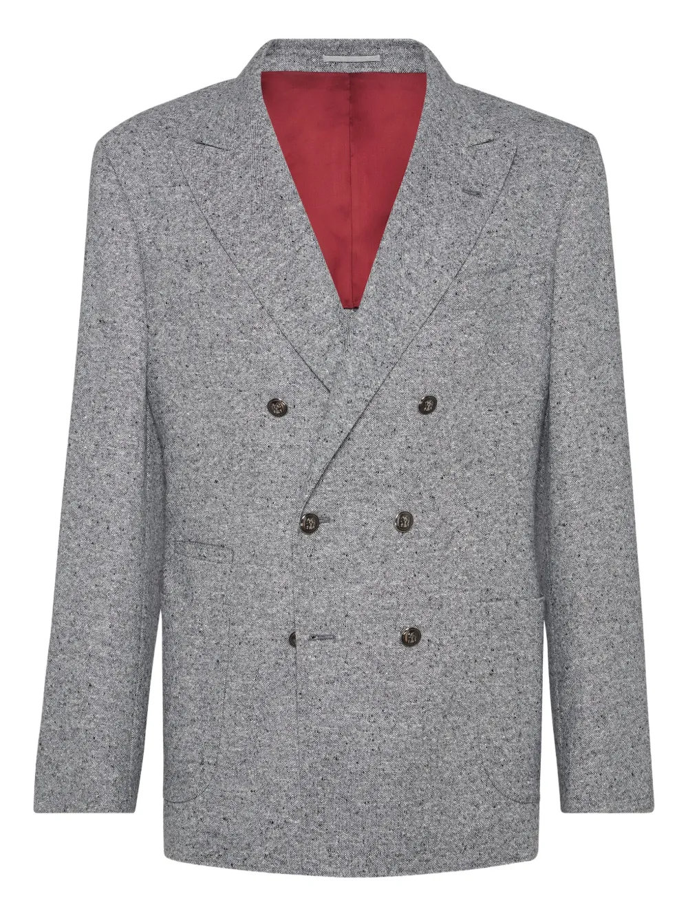 Brunello Cucinelli Sharkskin blazer | Grey | Image 1
