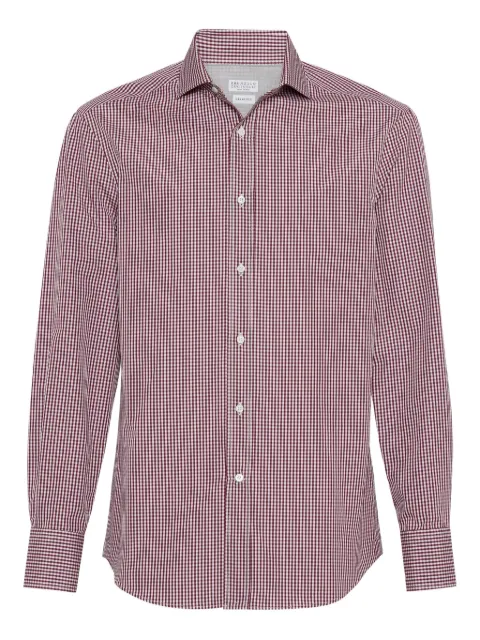 Brunello Cucinelli Hemd mit Vichykaro