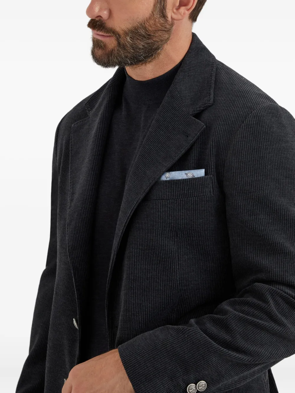 Brunello Cucinelli Patterned Pocket Square