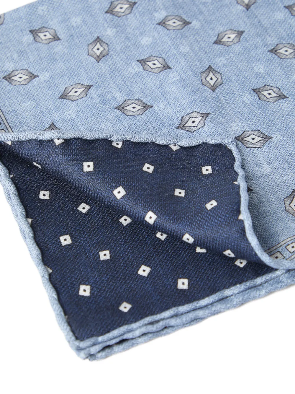 Brunello Cucinelli reversible printed pocket square | Image 2