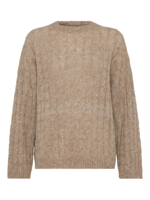 Brunello Cucinelli cable-knit jumper