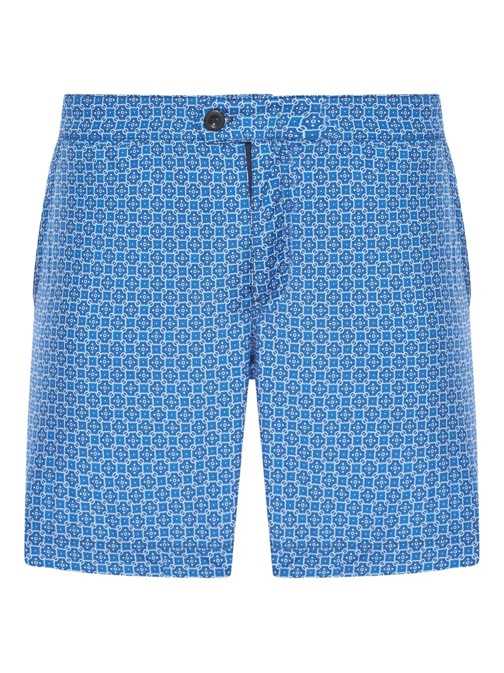 Incotex patterned swim shorts | Blue | Image 1