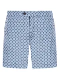 Incotex geometric-print swim shorts - Blue