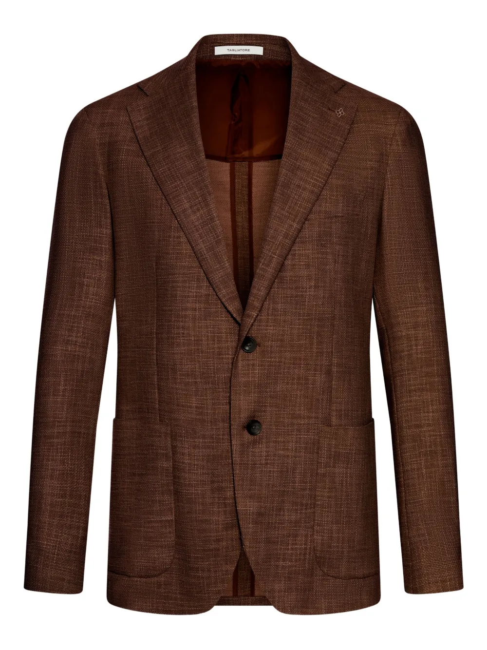 Tagliatore single-breasted blazer | Brown | Image 1