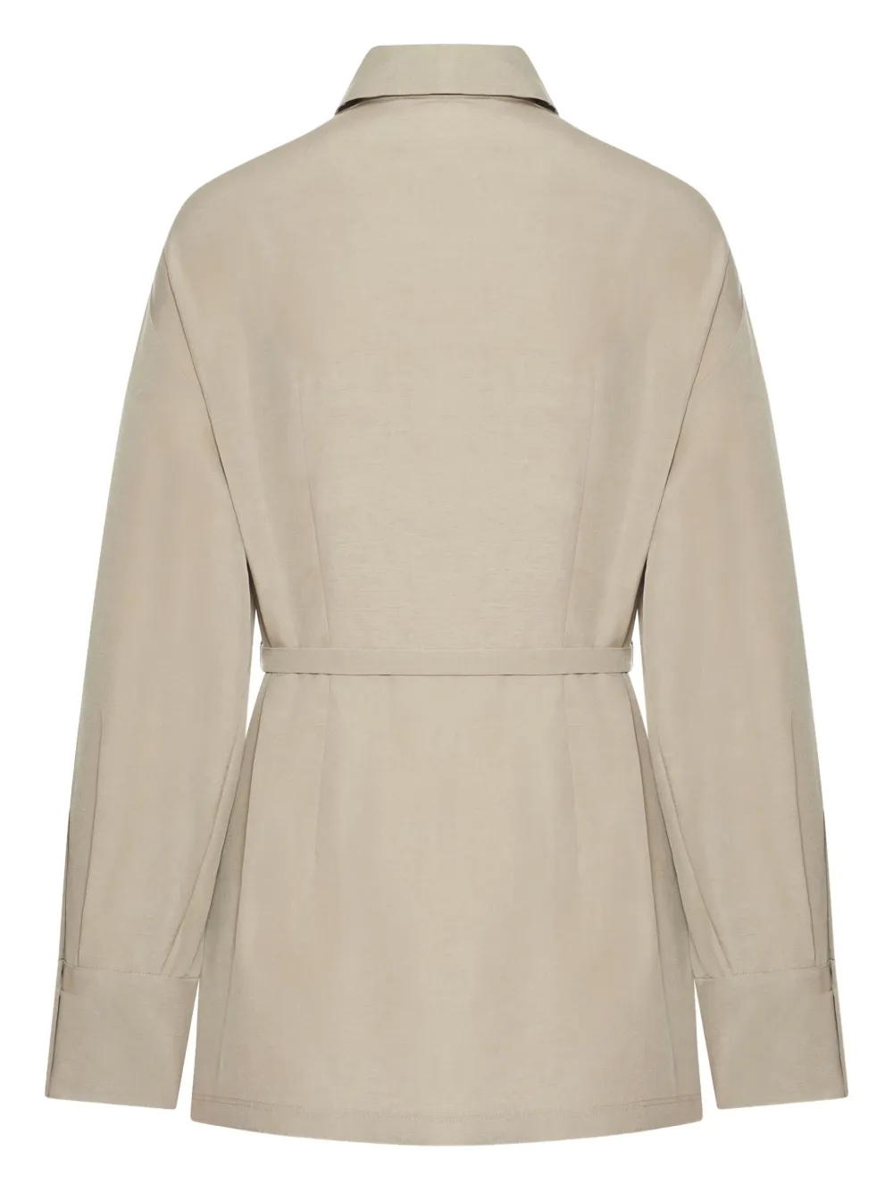 Max Mara belted utility shirt - Beige