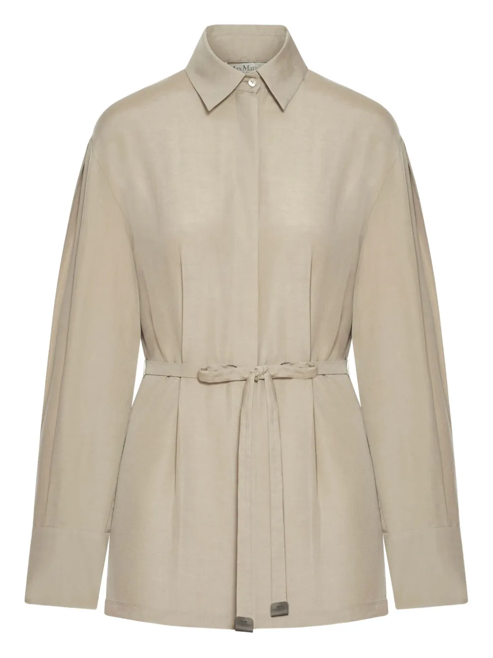 Max Mara belted utility shirt | Neutrals | Image 1