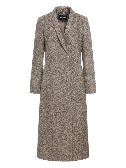 Giorgio Armani shawl-lapel coat