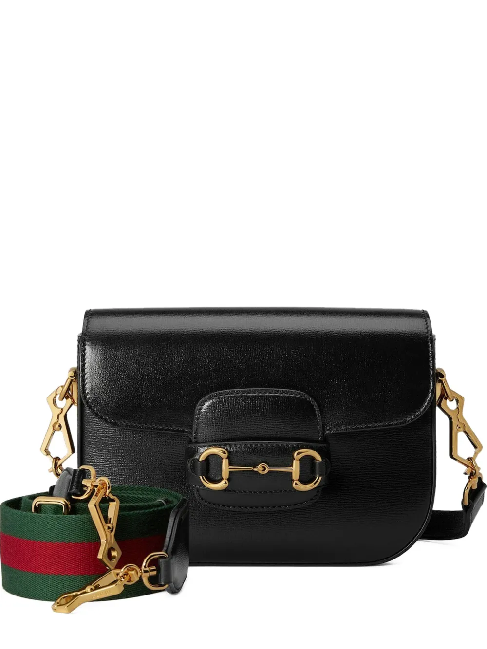 Gucci Horsebit 1955 mini-schoudertas Zwart