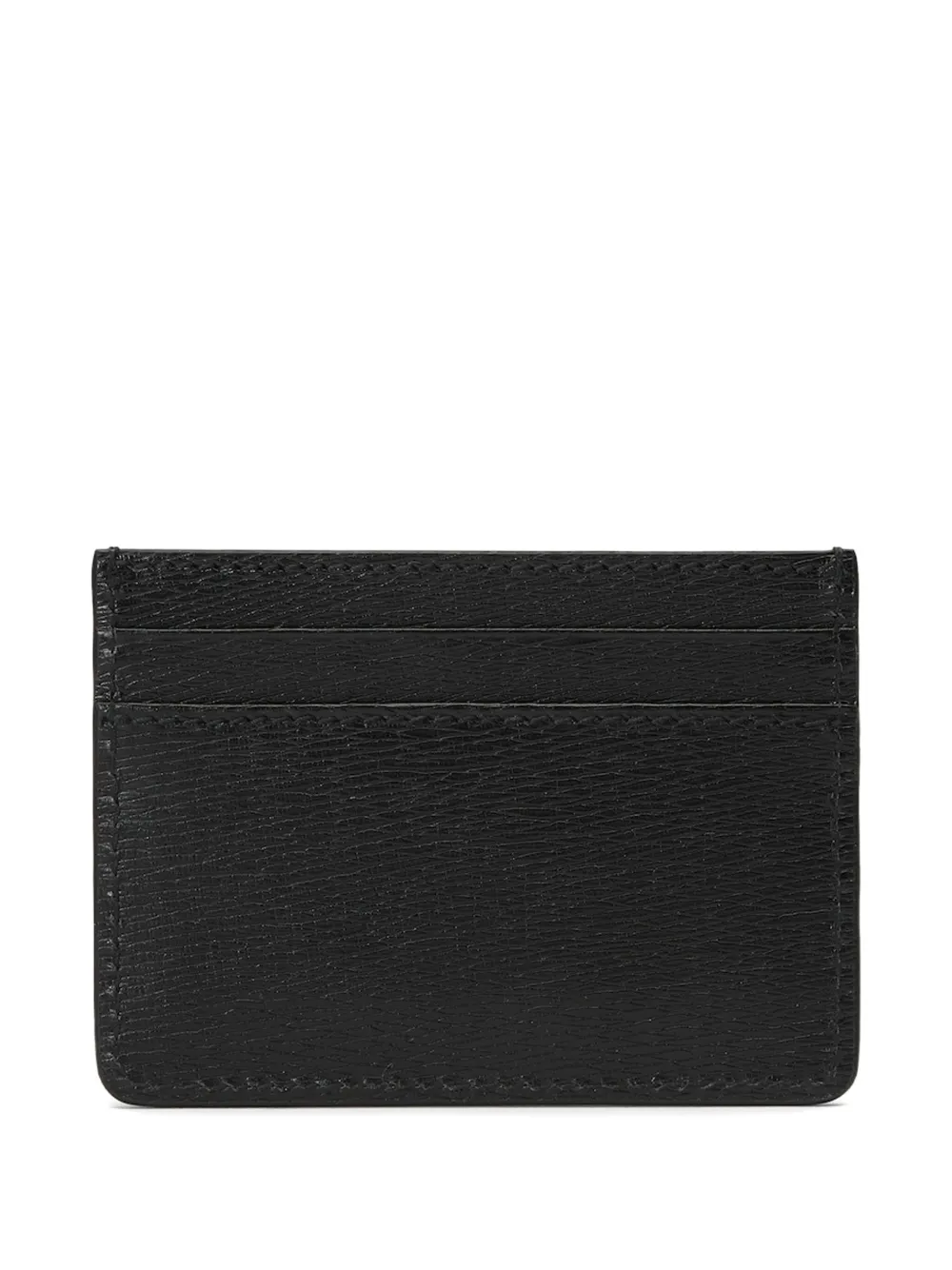 Gucci logo-lettering cardholder - Zwart