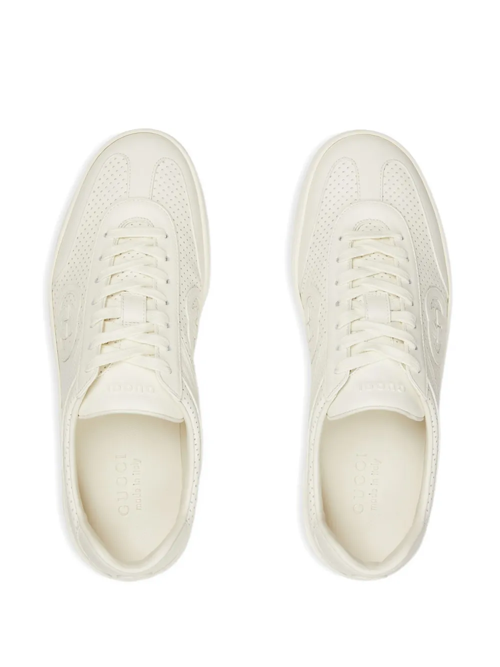 Gucci perforated leather sneakers White