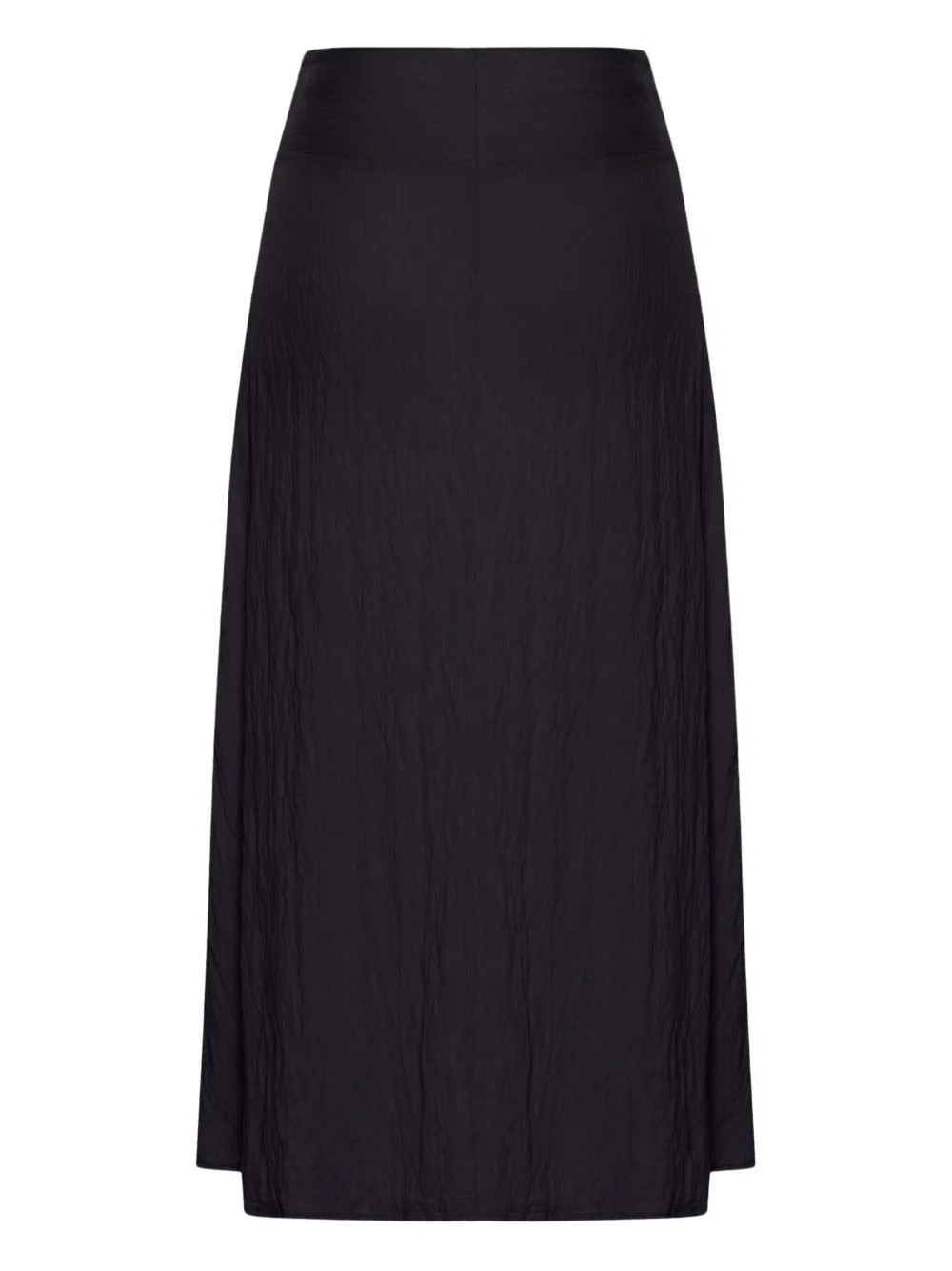 Transit Crinkled-finish Maxi Skirt In Black