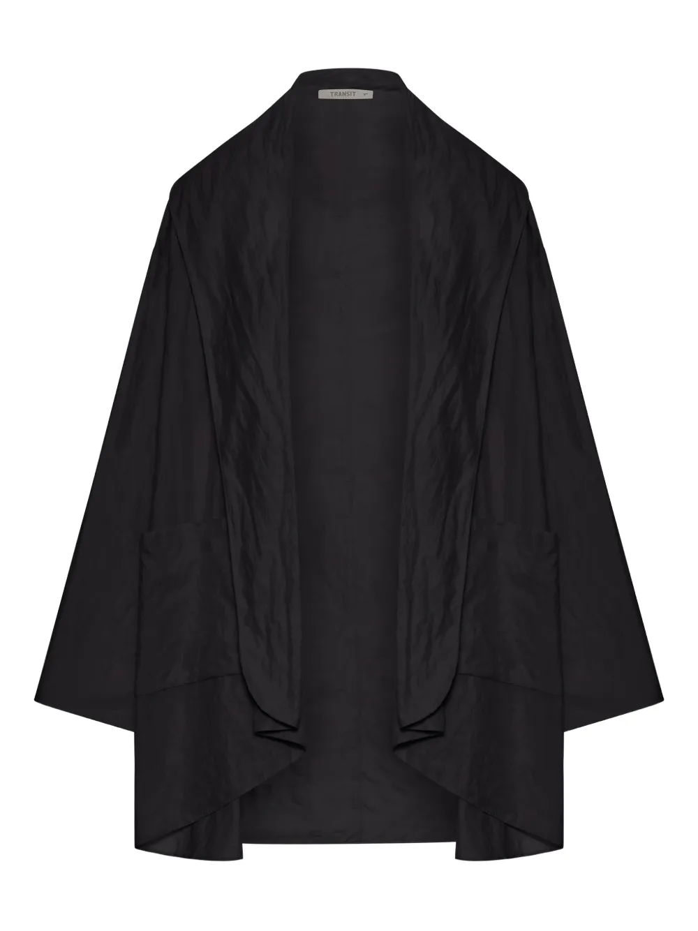 Transit kimono-style open jacket | negro | Image 1