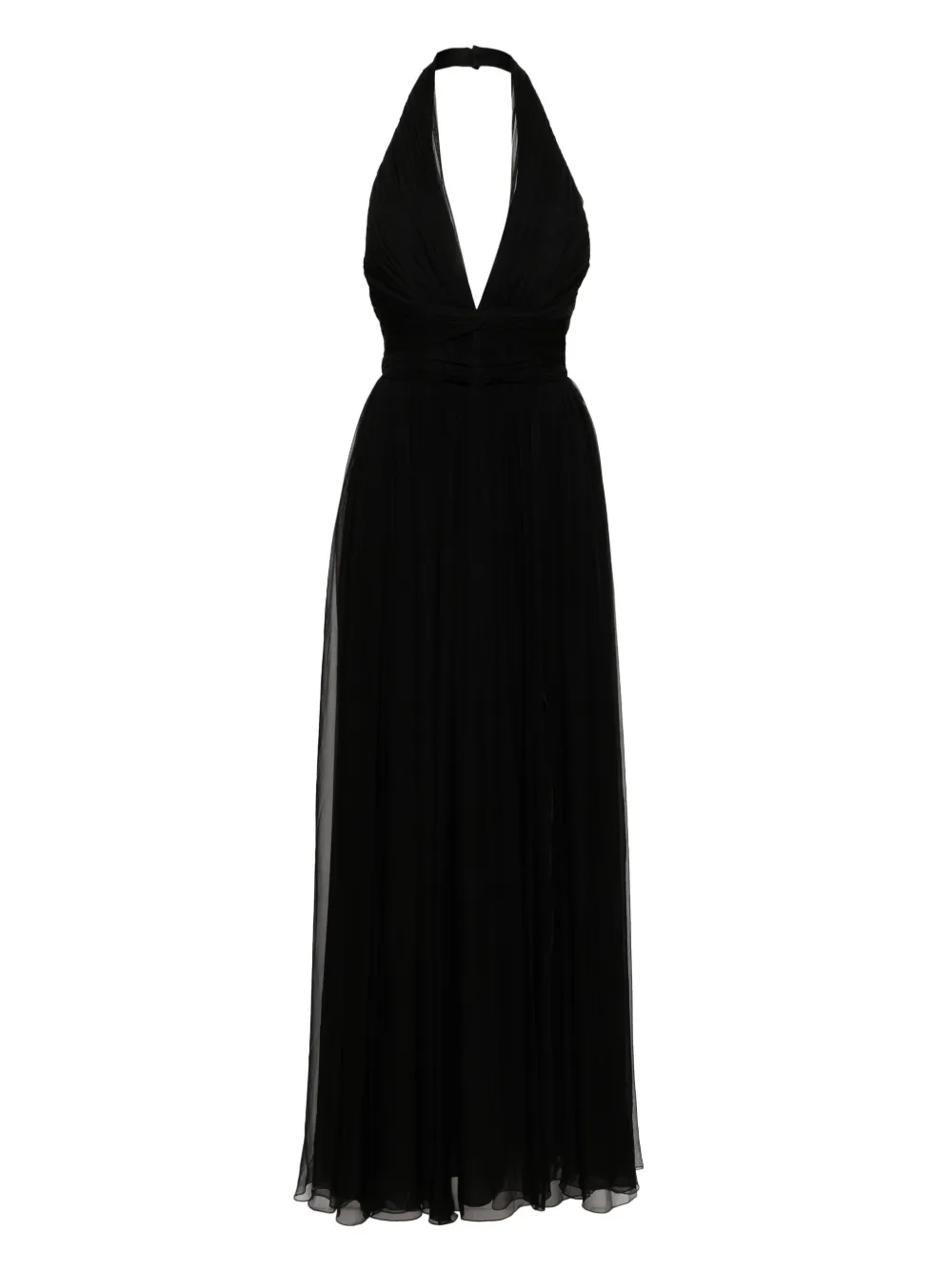 Zuhair Murad V-neck gown - ブラック Zuhair Murad V-neck gown - ブラック