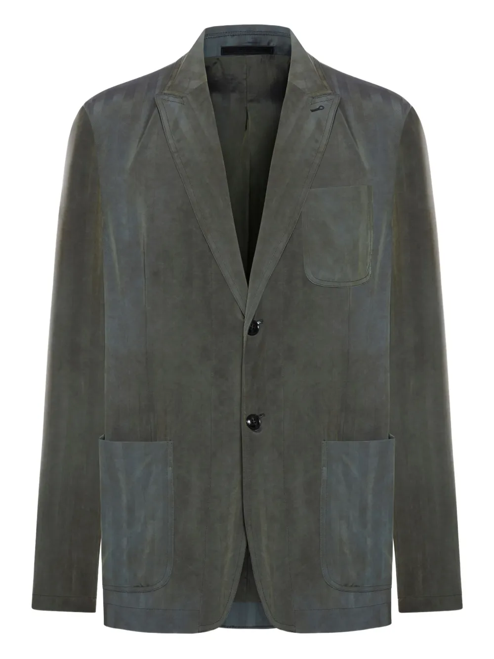 Giorgio Armani blazer à simple boutonnage | vert | Image 1
