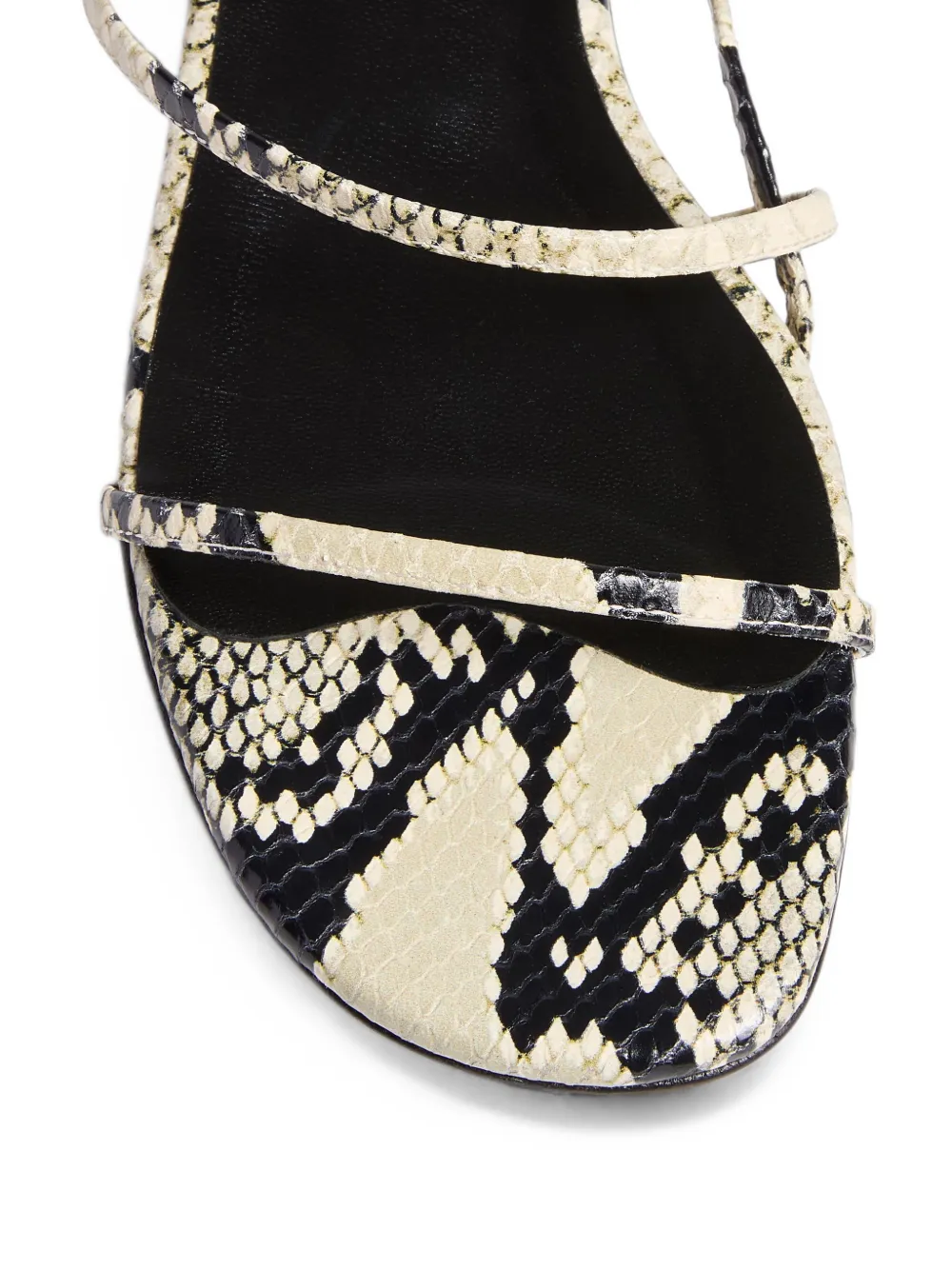 KHAITE Loop platte sandalen Wit