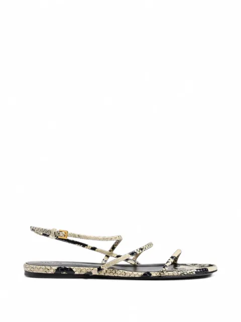 KHAITE Loop flat sandals 