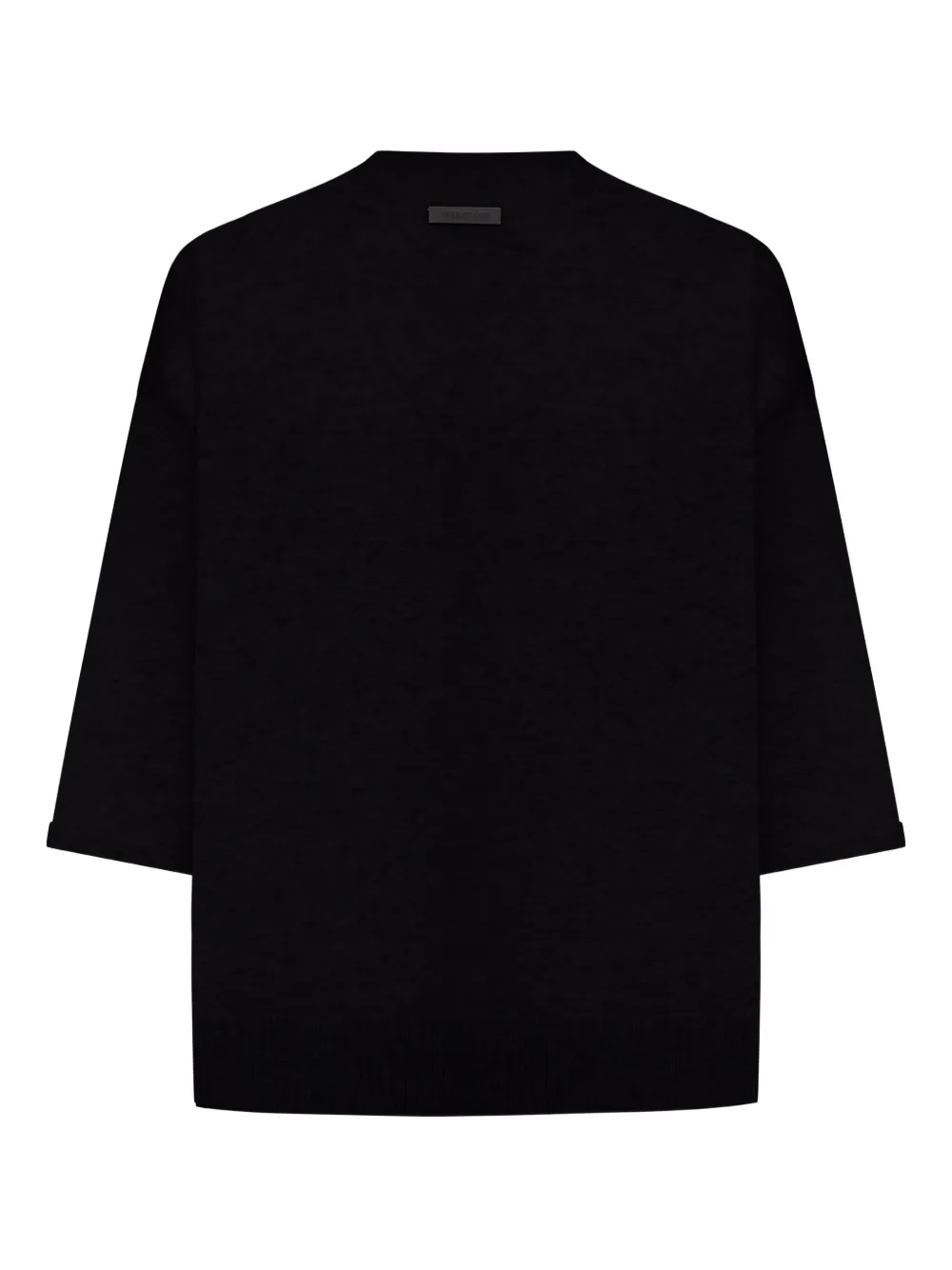 Fear Of God henley-neck T-shirt - Zwart