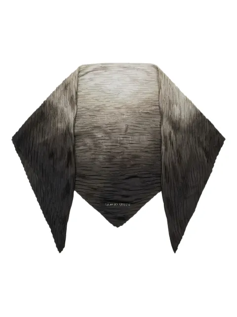 Giorgio Armani pleated silk scarf