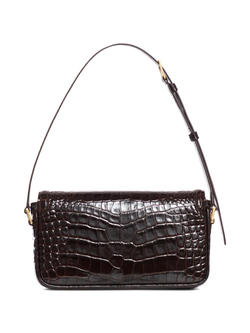 TOM FORD Wallis leather shoulder bag - Bruin