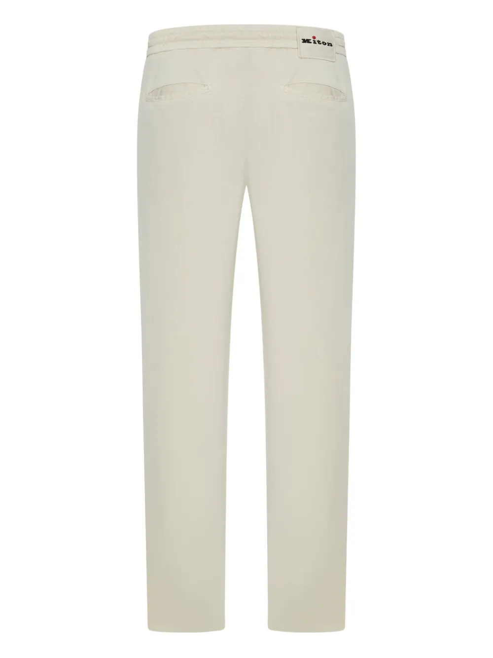 Kiton tailored straight-leg trousers - Beige