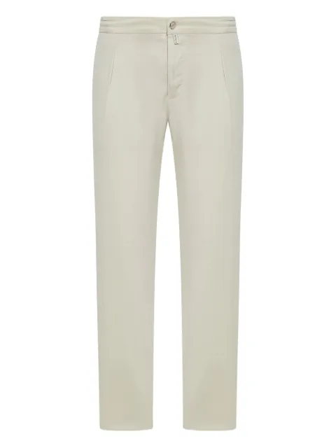 Kiton tailored straight-leg trousers