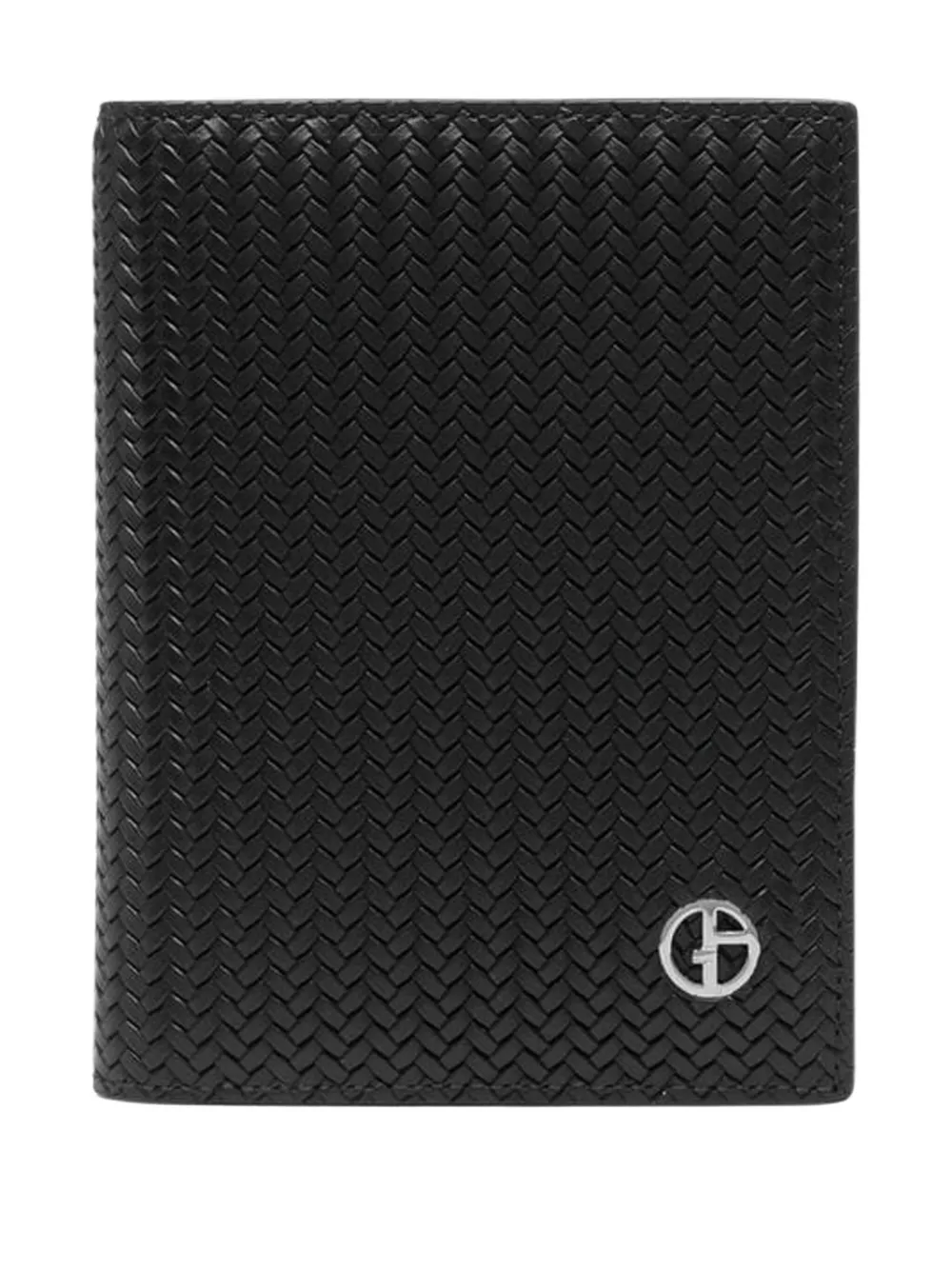 Giorgio Armani funda para pasaporte entretejida | negro | Image 1