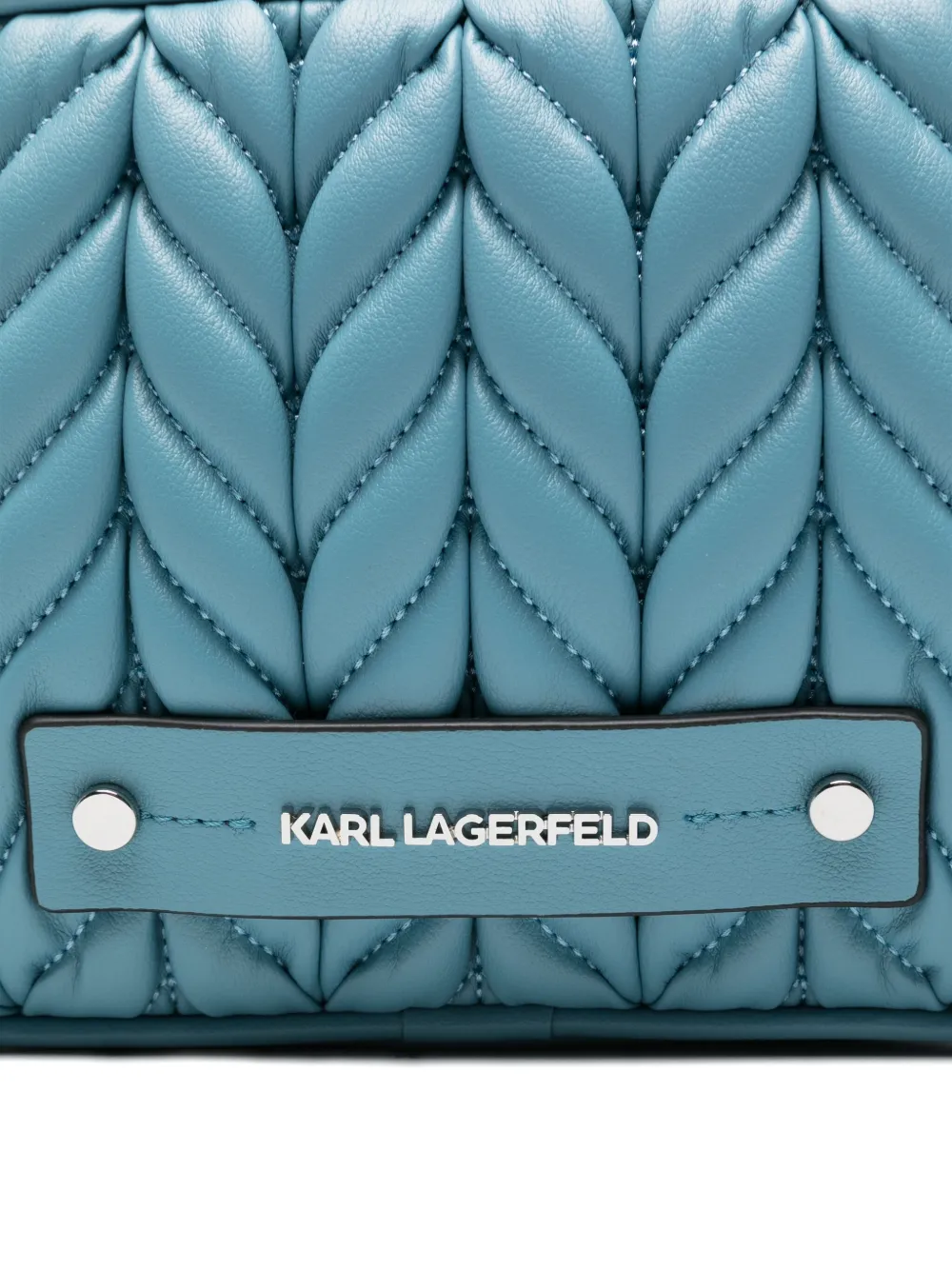 Karl Lagerfeld Gewatteerde crossbodytas Blauw
