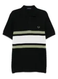 Fred Perry panelled polo shirt - Green