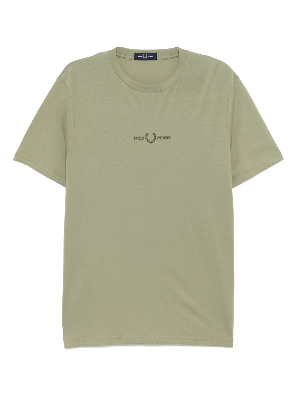 Fred Perry playera con bordado | verde | Image 1