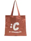 CHOCOOLATE graphic tote bag - Orange