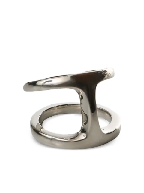 HOORSENBUHS polished-finish double ring