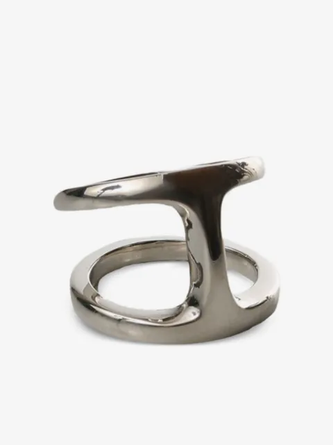 HOORSENBUHS polished-finish double ring