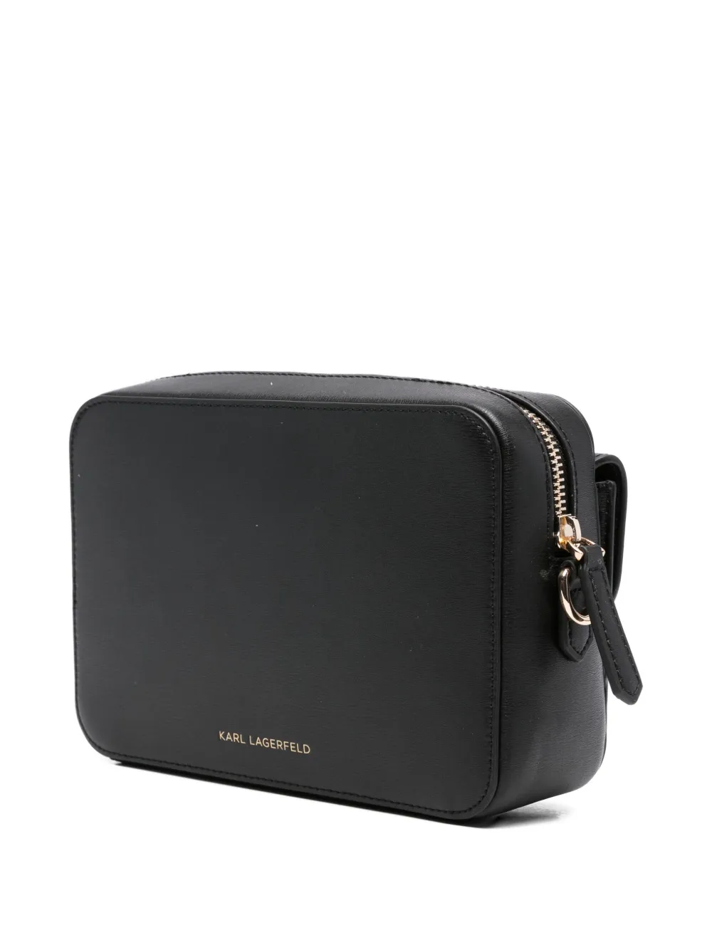 Karl Lagerfeld K Autograph schoudertas met omslag Zwart