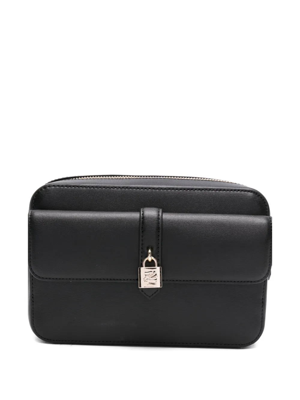 Karl Lagerfeld K Autograph schoudertas met omslag Zwart