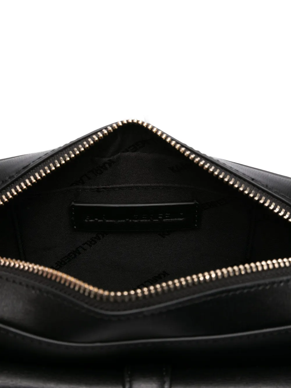 Karl Lagerfeld K Autograph schoudertas met omslag Zwart