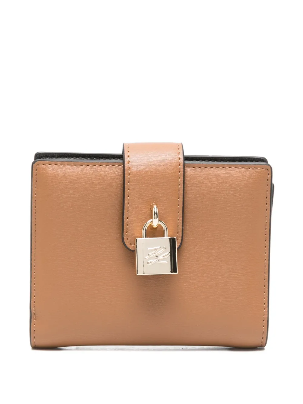 Karl Lagerfeld padlock-detailing wallet | Brown | Image 1