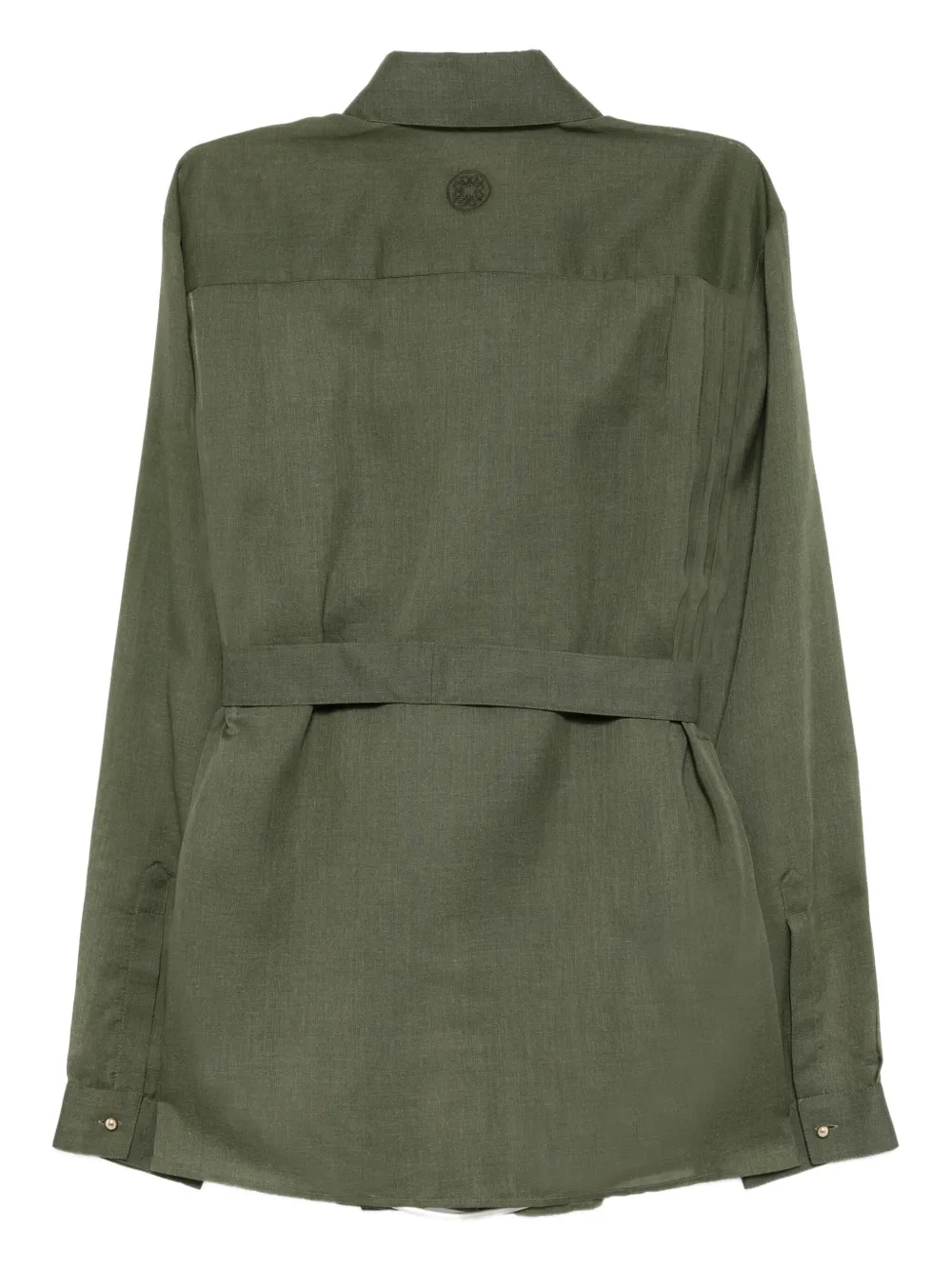 Elie Saab long-sleeved shirt Groen