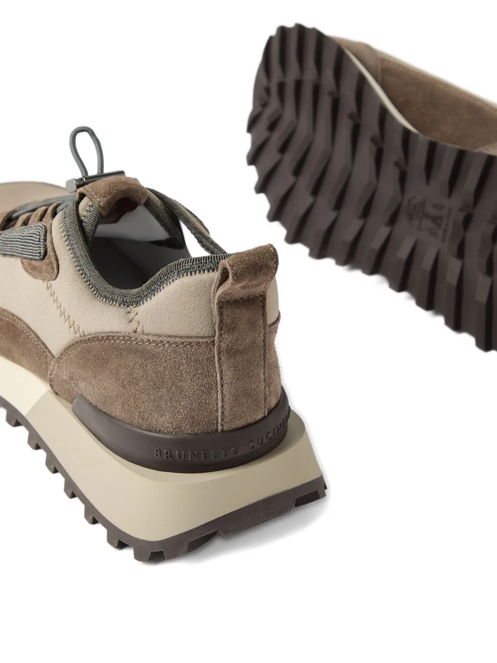 Brunello Cucinelli suede sneakers BROWN