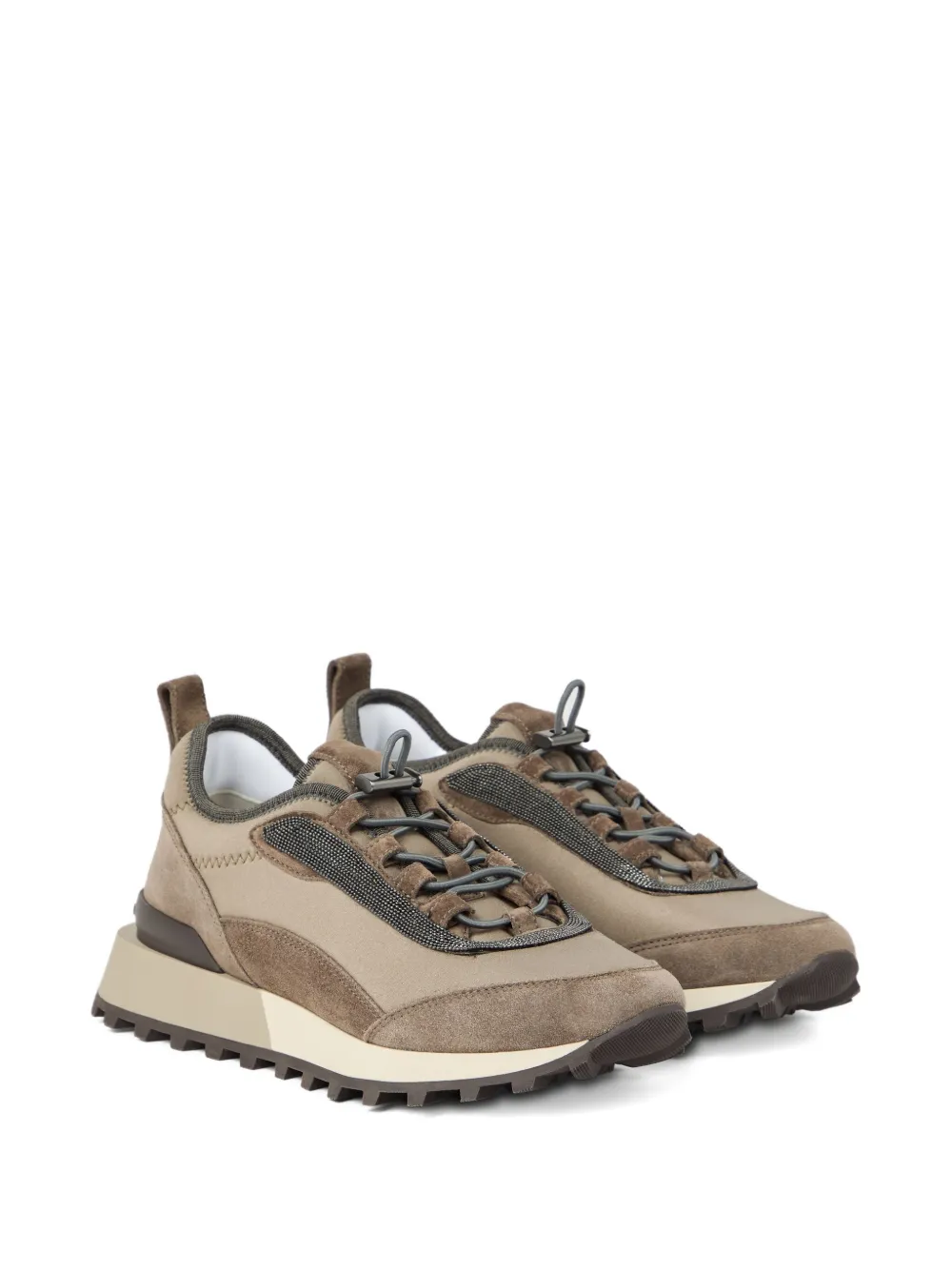 Brunello Cucinelli baskets en daim | baskets basses | Image 2
