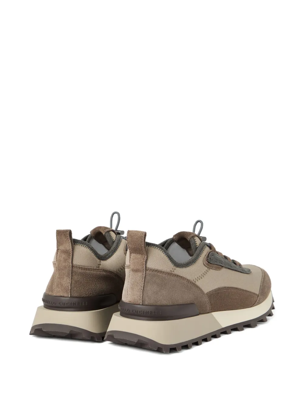 Brunello Cucinelli suede sneakers BROWN